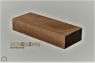 oud hollands Traptrede massief rood bruin 100x40x20