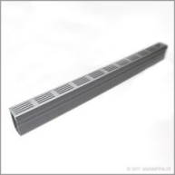 SlimLine gootsysteem B=63mm aluminium 100 cm.