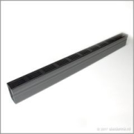 SlimLine gootsysteem B=63mm zwart 100 cm.