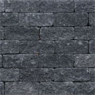 Wallblock tumbled Antraciet 30x12x12