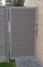 deur gelakt aluminium stone grey 180x100x2,7