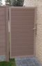 deur gelakt aluminium tropical brown 180x100x2,7