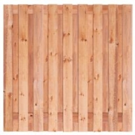 Tuinscherm Red Class Wood Tanger 180x180