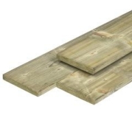 ME grenen tuinplank geïmp., geschaafd 270x14x1,6