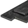 ME grenen tuinplank zwart gespoten, geschaafd 400x20x2