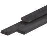 Douglas Rhombus profiel geschaafd zwart gespoten 360x6,5x2