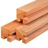 Douglas palen stapelbouw, geschaafd hoekpaal 300x11x11