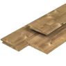 Caldura Wood grenen overhangend rabat geschaafd 450x14,1x1,8